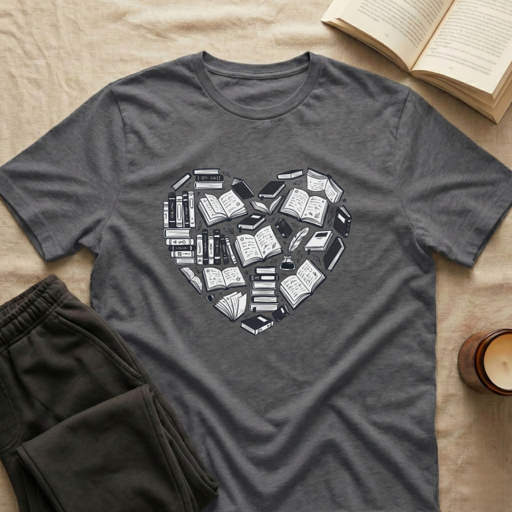 Bookish Heart T-Shirt