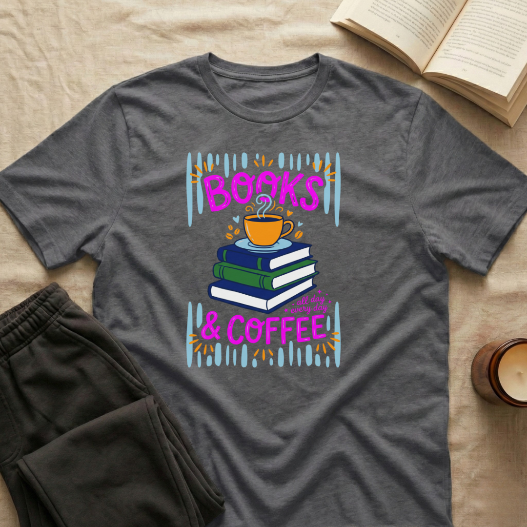 Books And Coffee T-Shirt