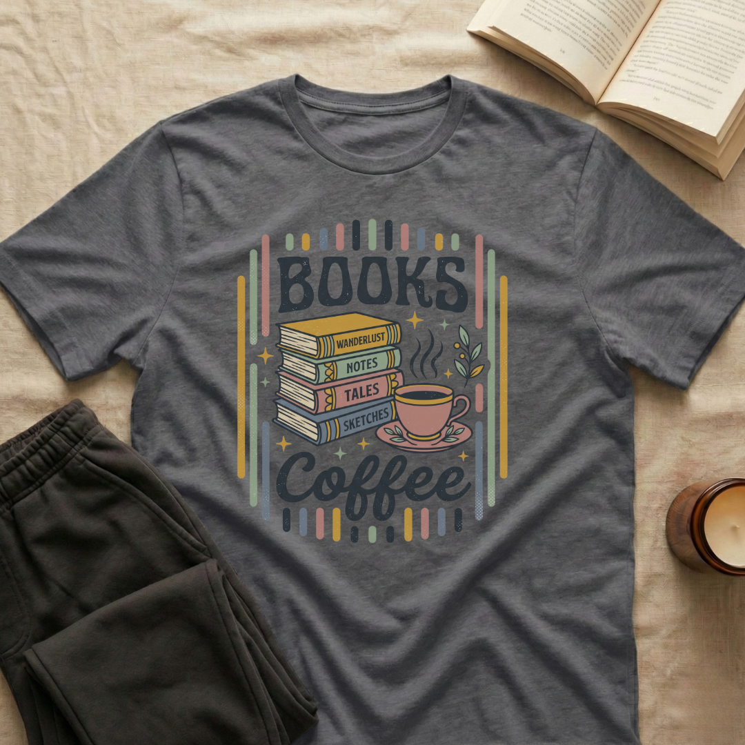 Books And Coffee T-Shirt