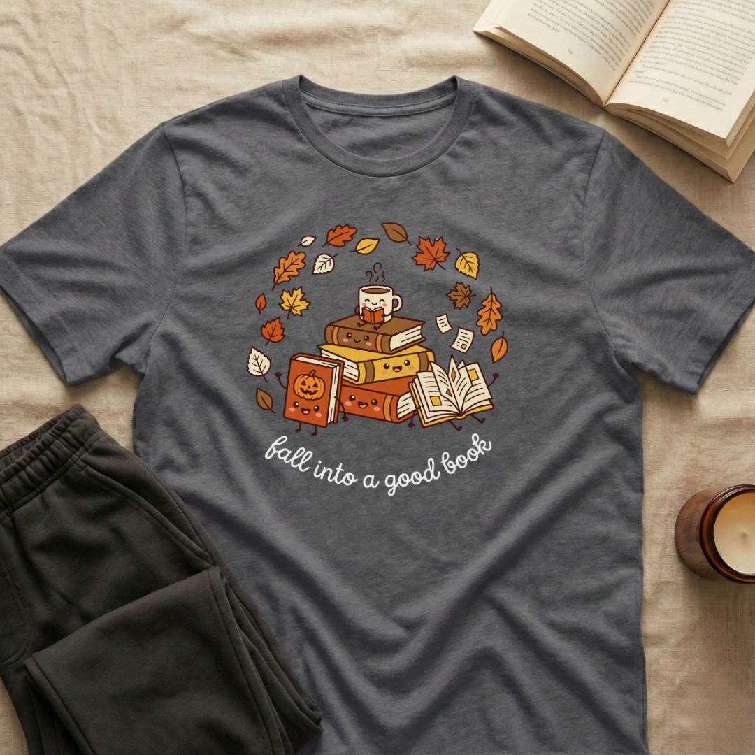 Fall Into A Good Book T-Shirt