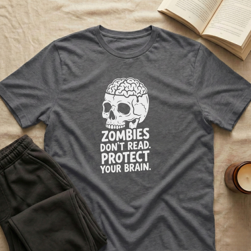 Zombies Don't Read T-Shirt