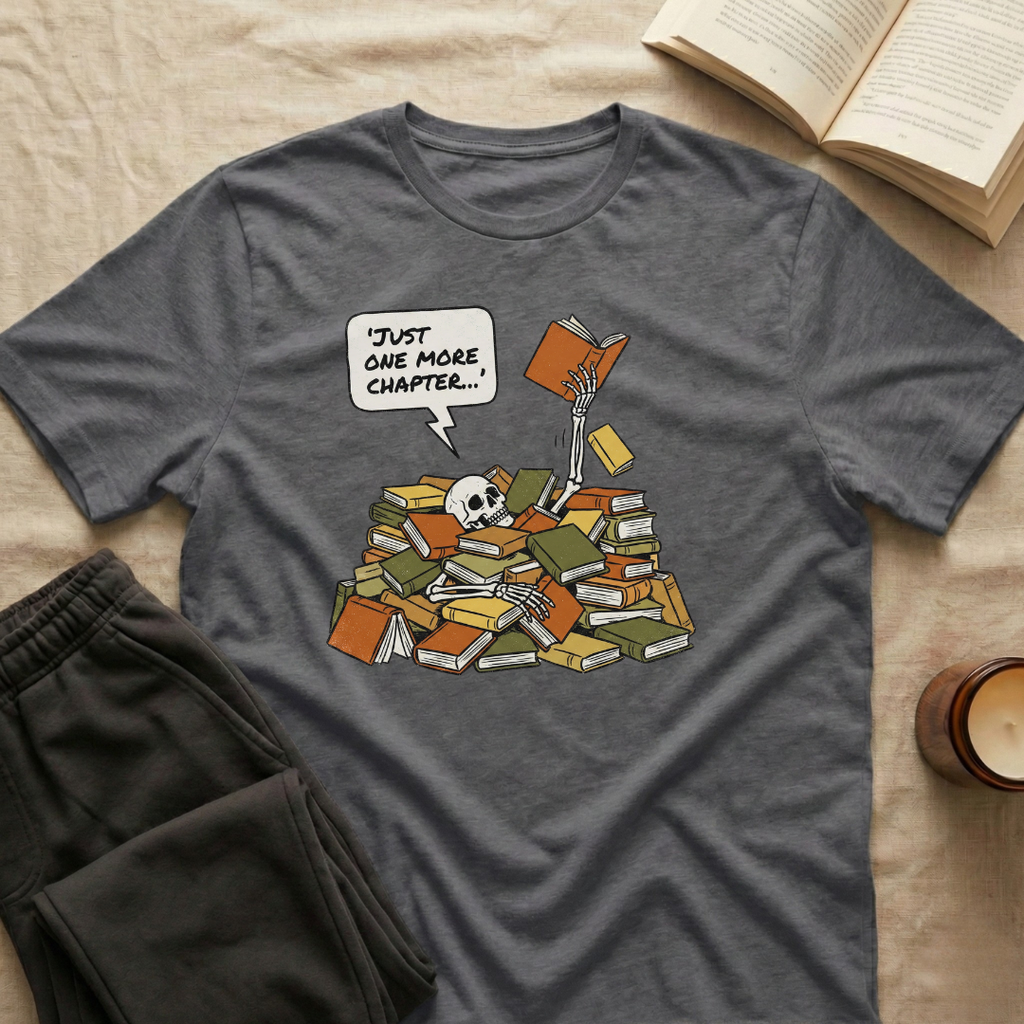 Just One More Chapter Skeleton T-Shirt