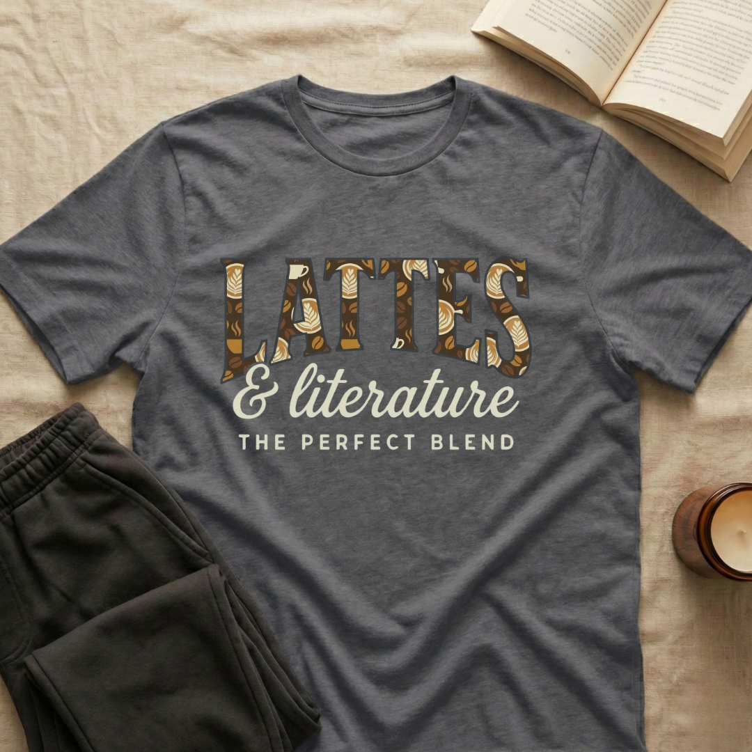 Lattes & Literature T-Shirt