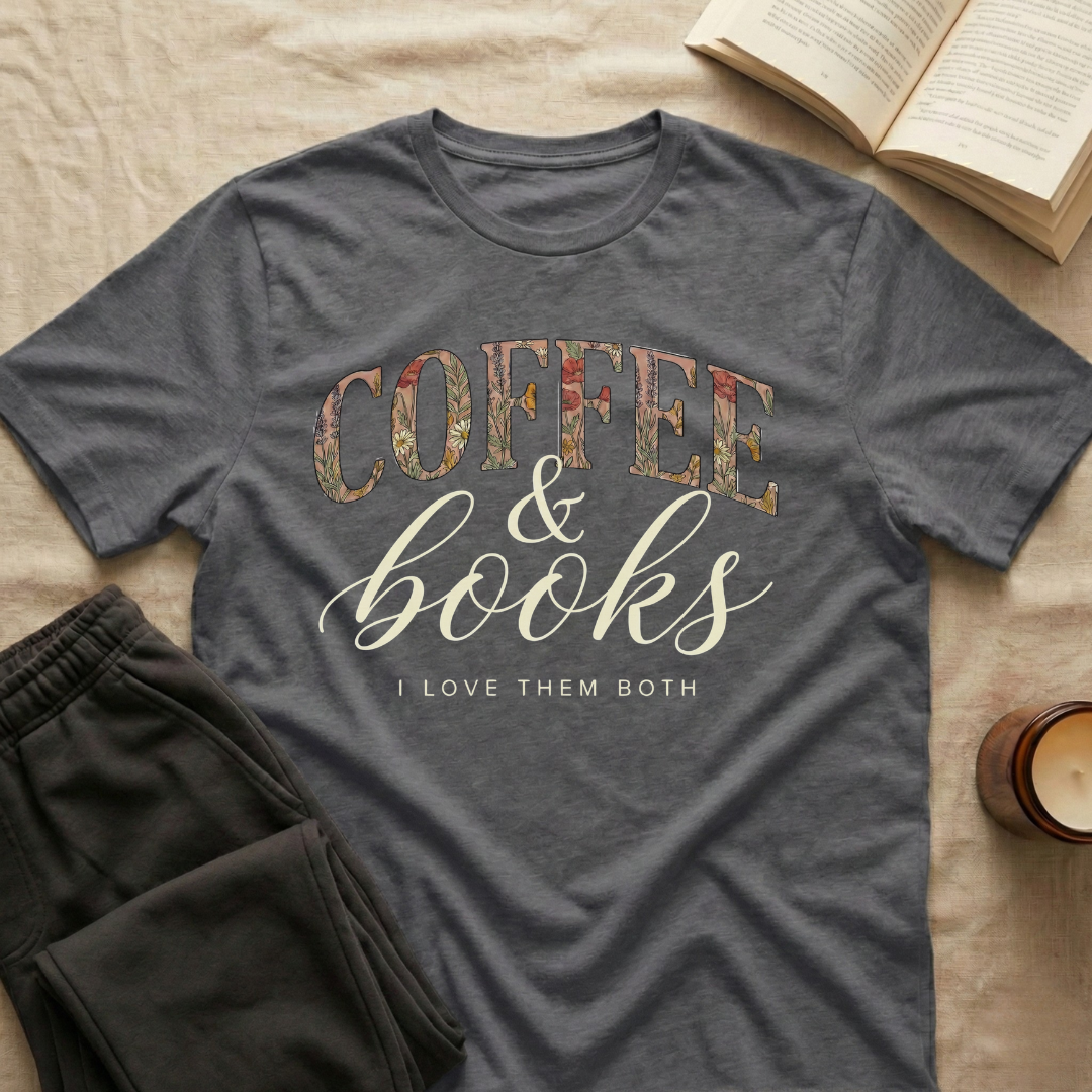 Coffee And Books T-Shirt