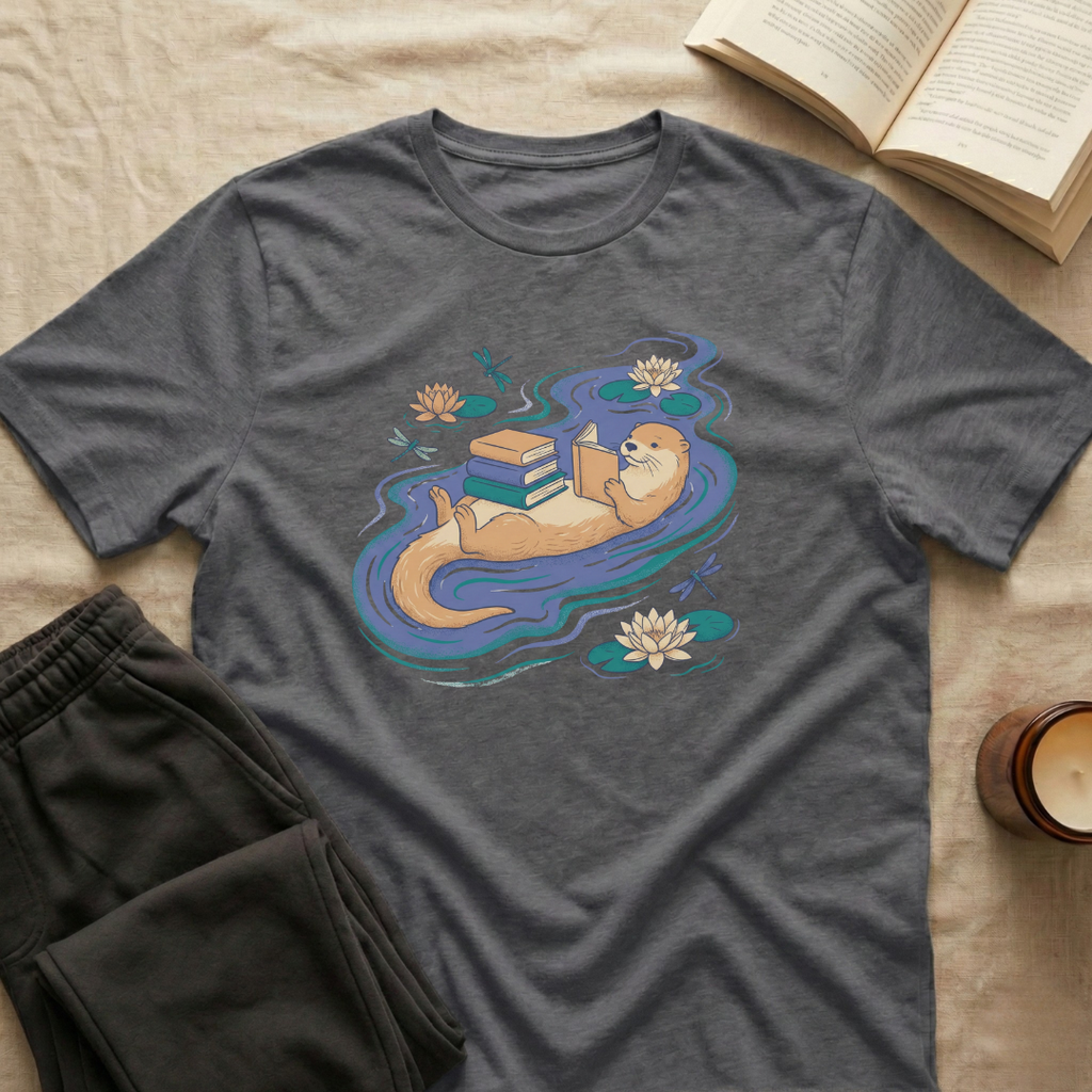 Otter Reading T-Shirt