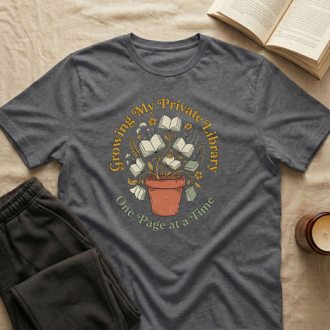 Growing My Private Library T-Shirt