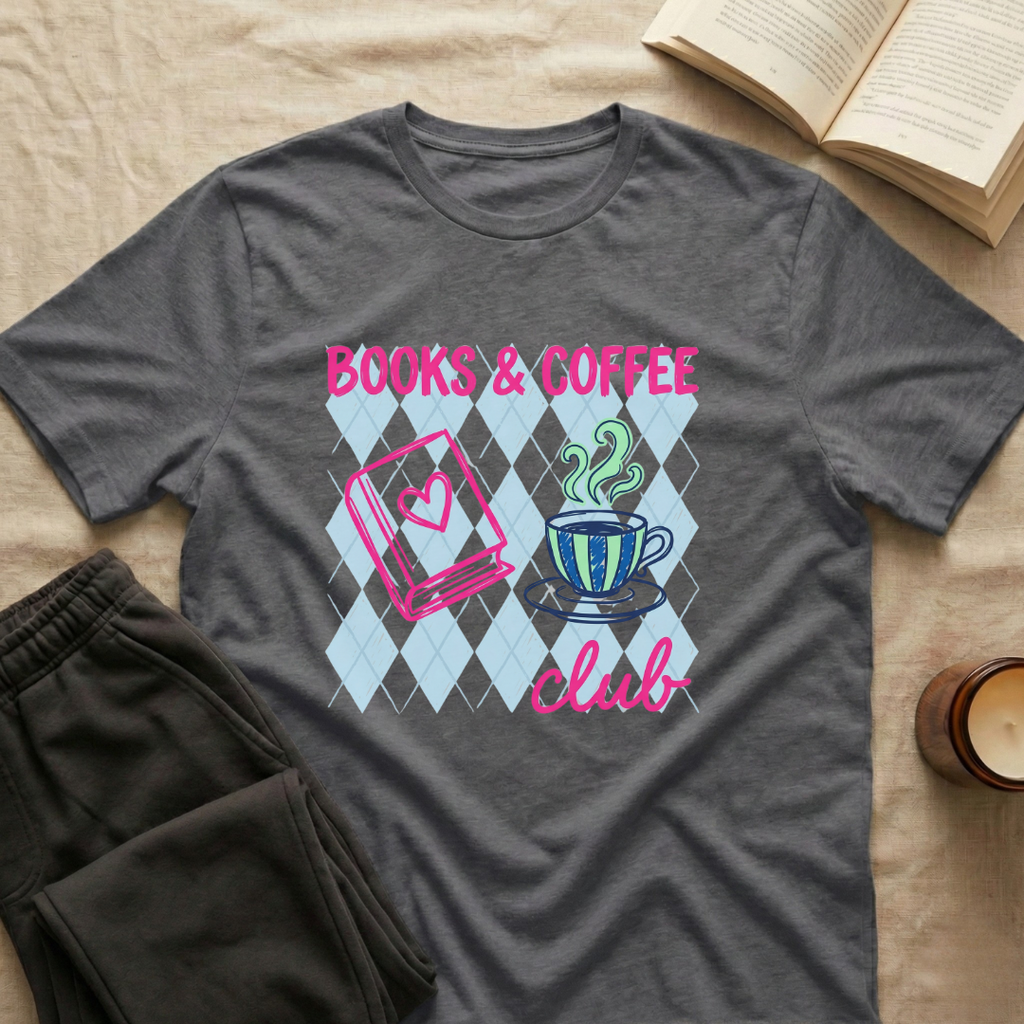 Books & Coffee Club T-Shirt