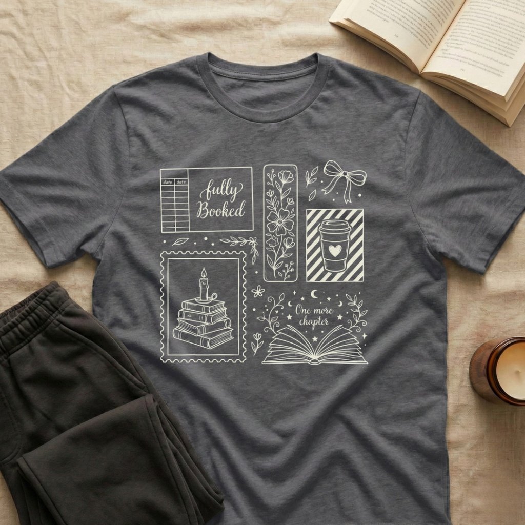 Hand-Drawn Collage T-Shirt
