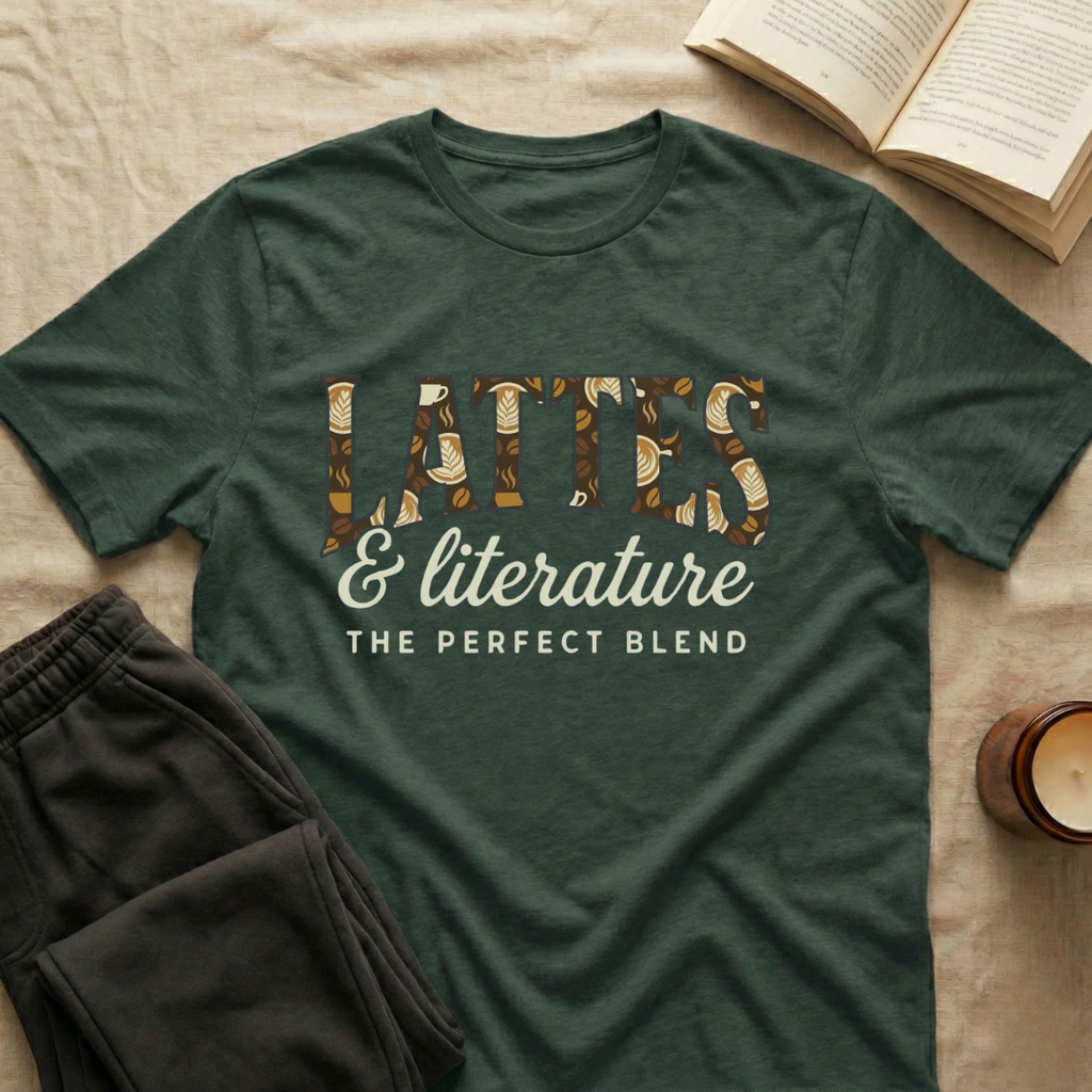 Lattes & Literature T-Shirt