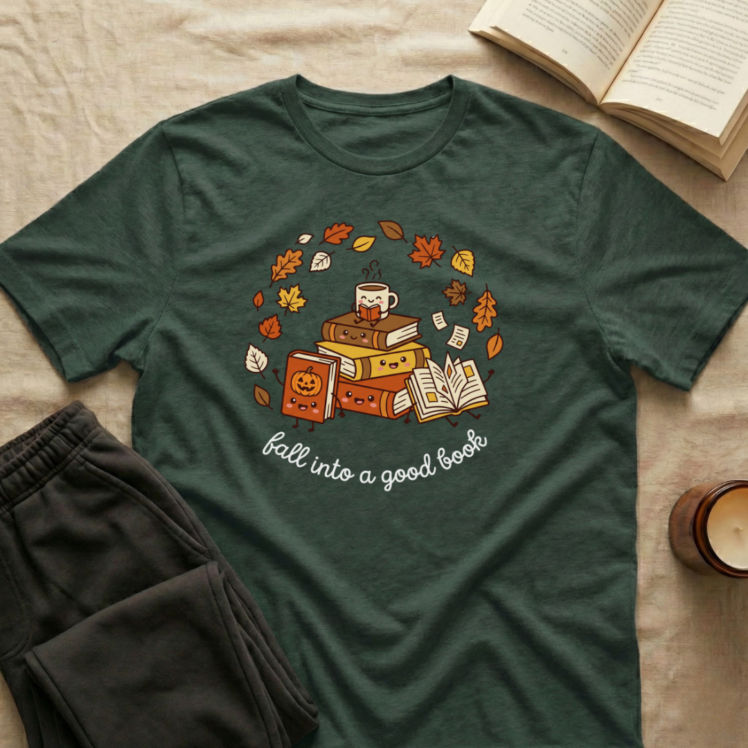Fall Into A Good Book T-Shirt