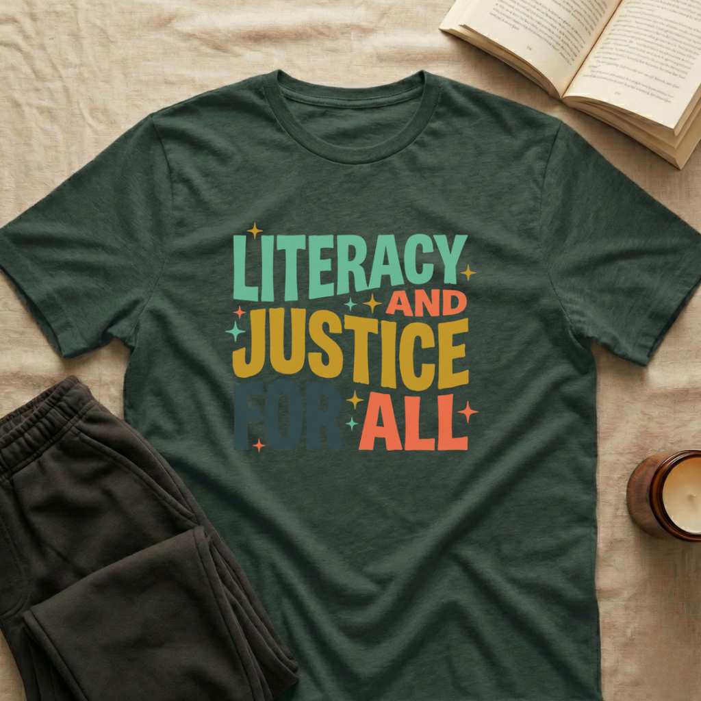 Literacy And Justice For All T-Shirt