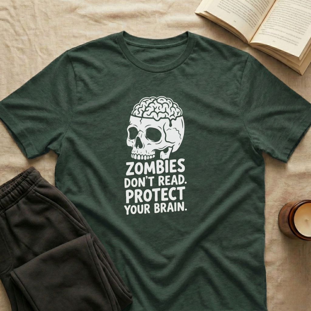 Zombies Don't Read T-Shirt