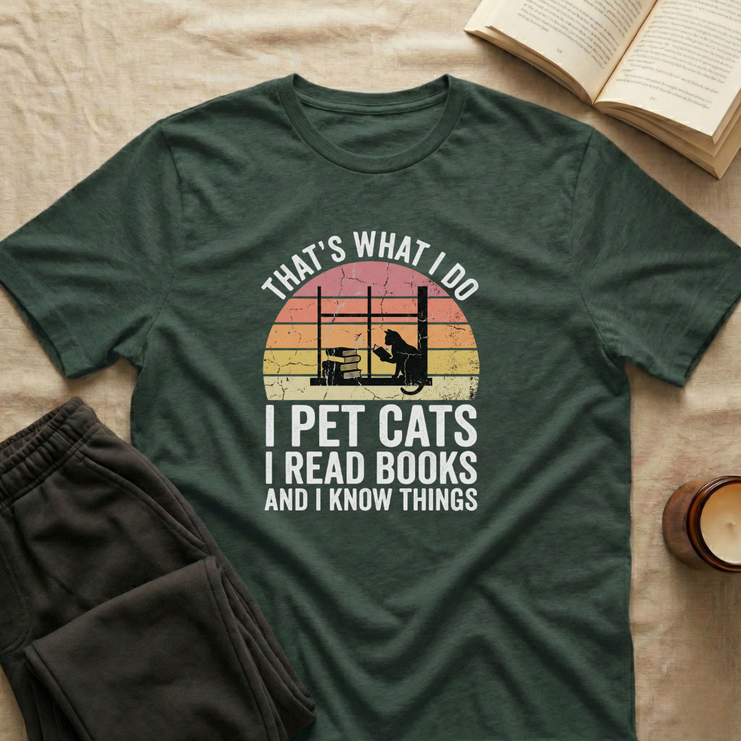That's What I Do I Pet Cats T-Shirt