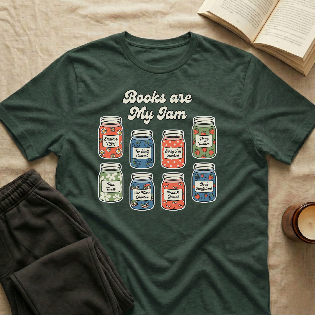 Books Are My Jam T-Shirt