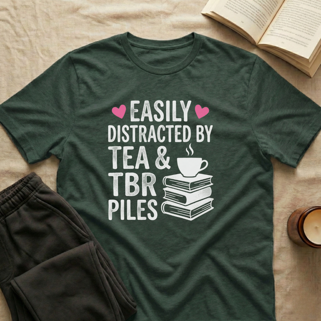 Easily Distracted By Tea & Tbr T-Shirt