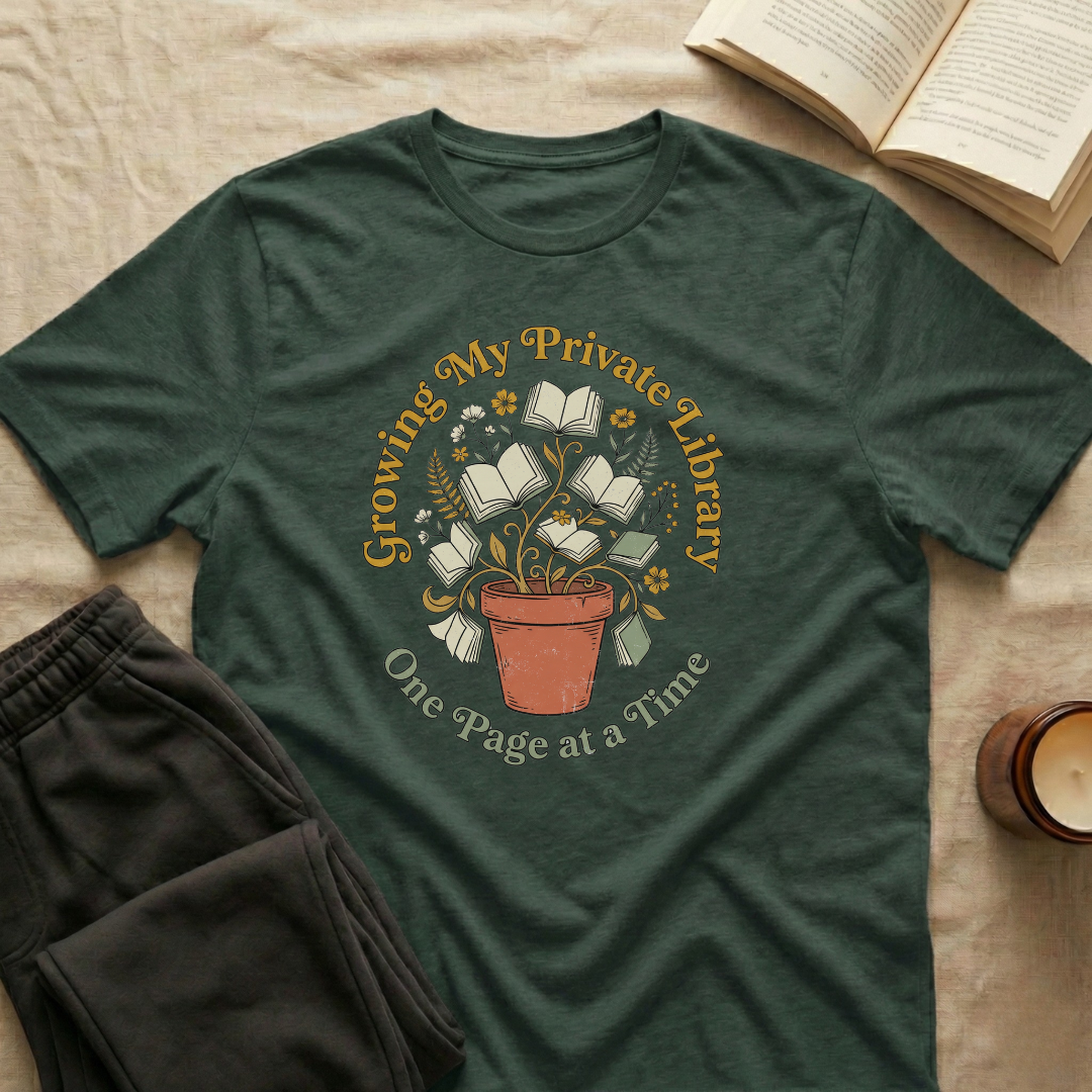 Growing My Private Library T-Shirt