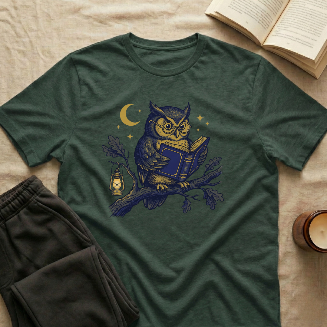 Night Owl Reader T-Shirt