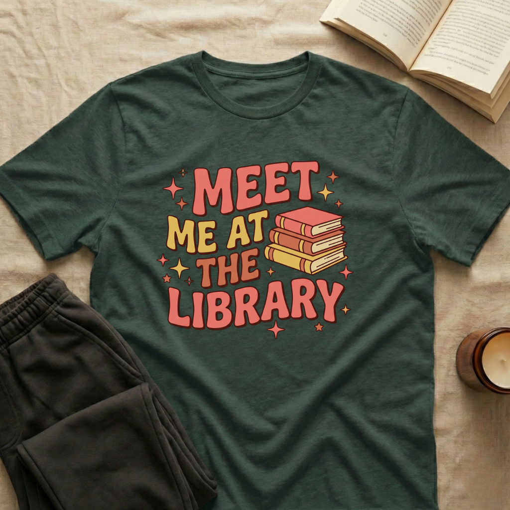 Meet Me At The Library T-Shirt