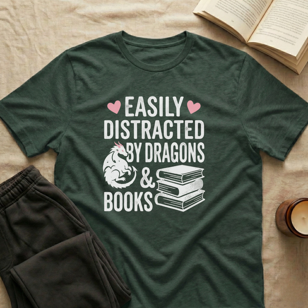 Easily Distracted By Dragons T-Shirt