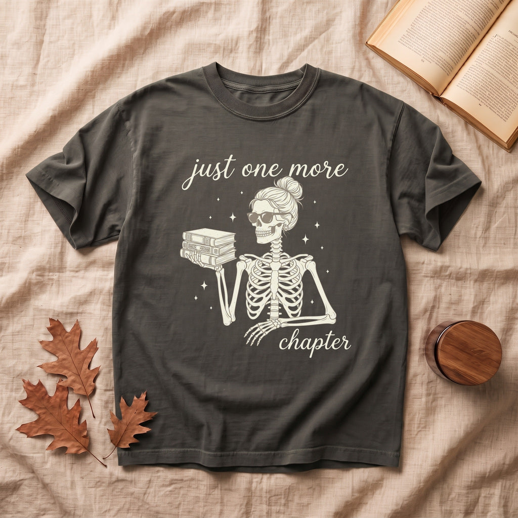 Just One More Chapter Skeleton T-Shirt