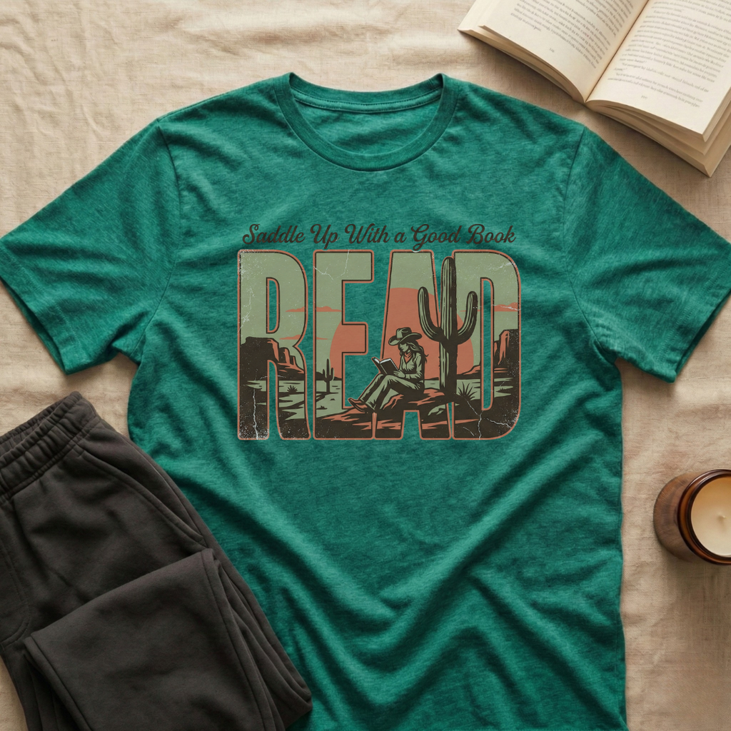Saddle Up With A Good Book T-Shirt