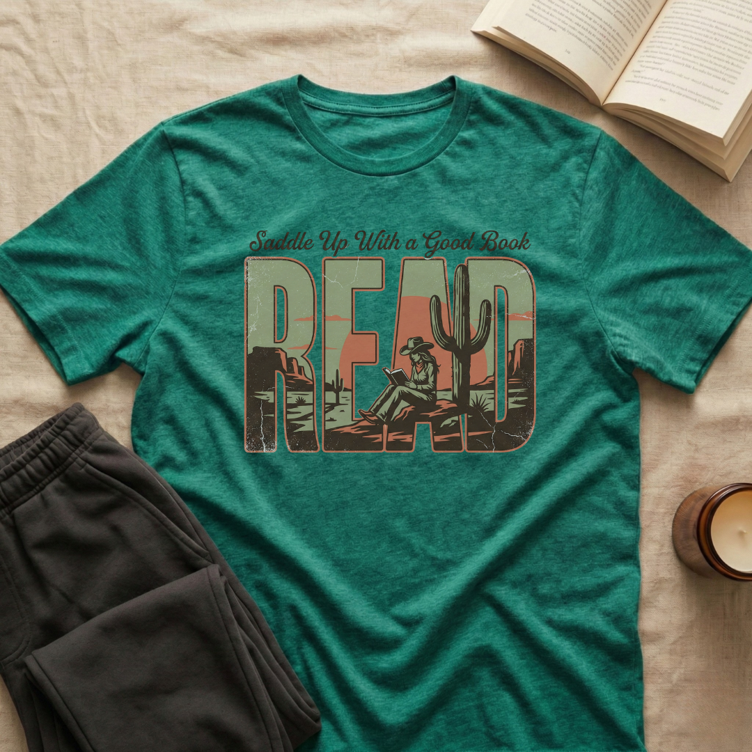 Saddle Up With A Good Book T-Shirt