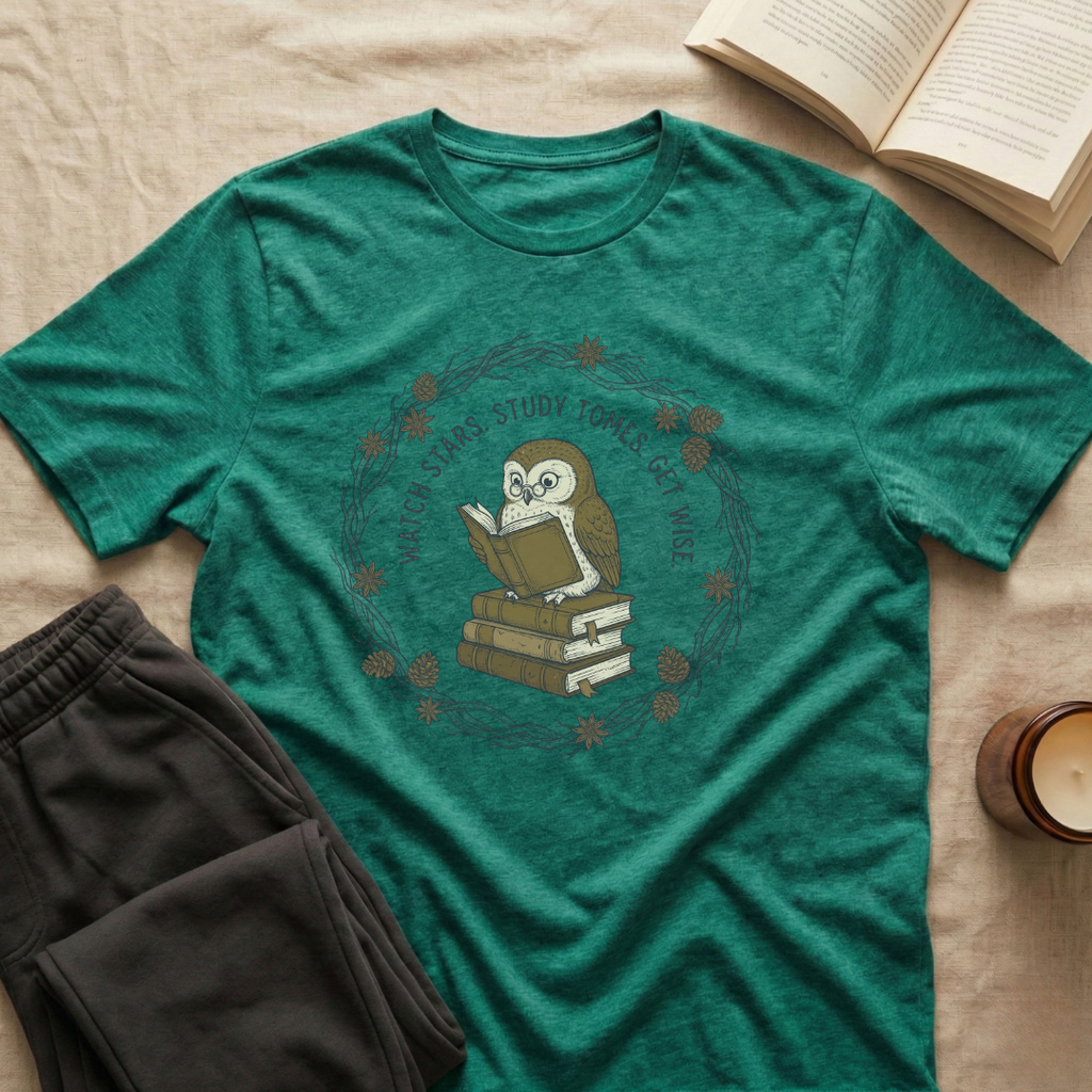 Watch Stars Study Tomes T-Shirt