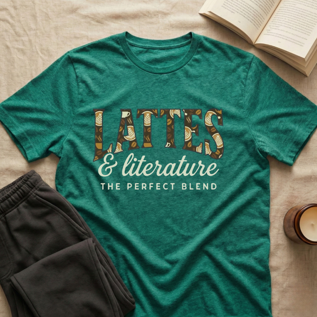 Lattes & Literature T-Shirt