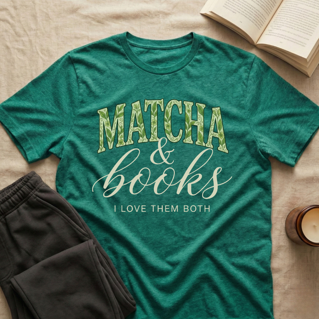 Matcha And Books T-Shirt