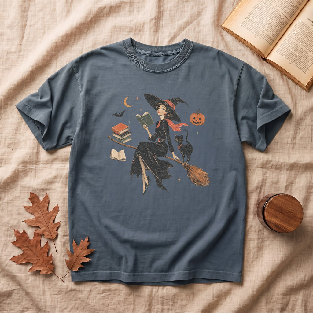 Vintage Witch Halloween T-shirt