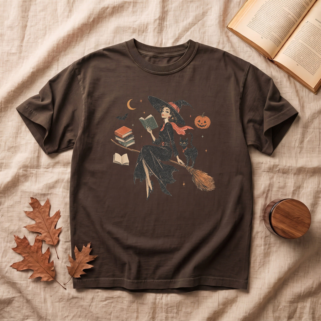 Vintage Witch Halloween T-shirt