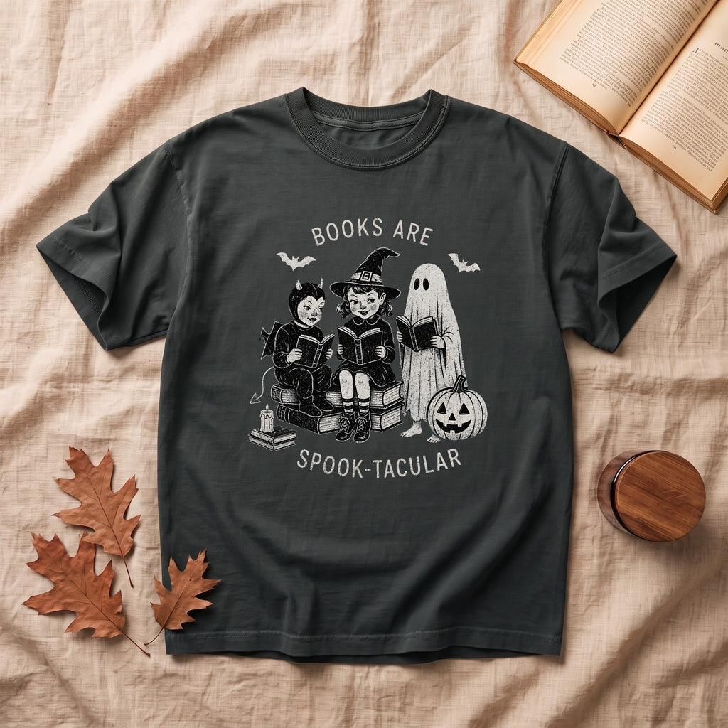 Books Are Spook-Tacular Halloween T-shirt