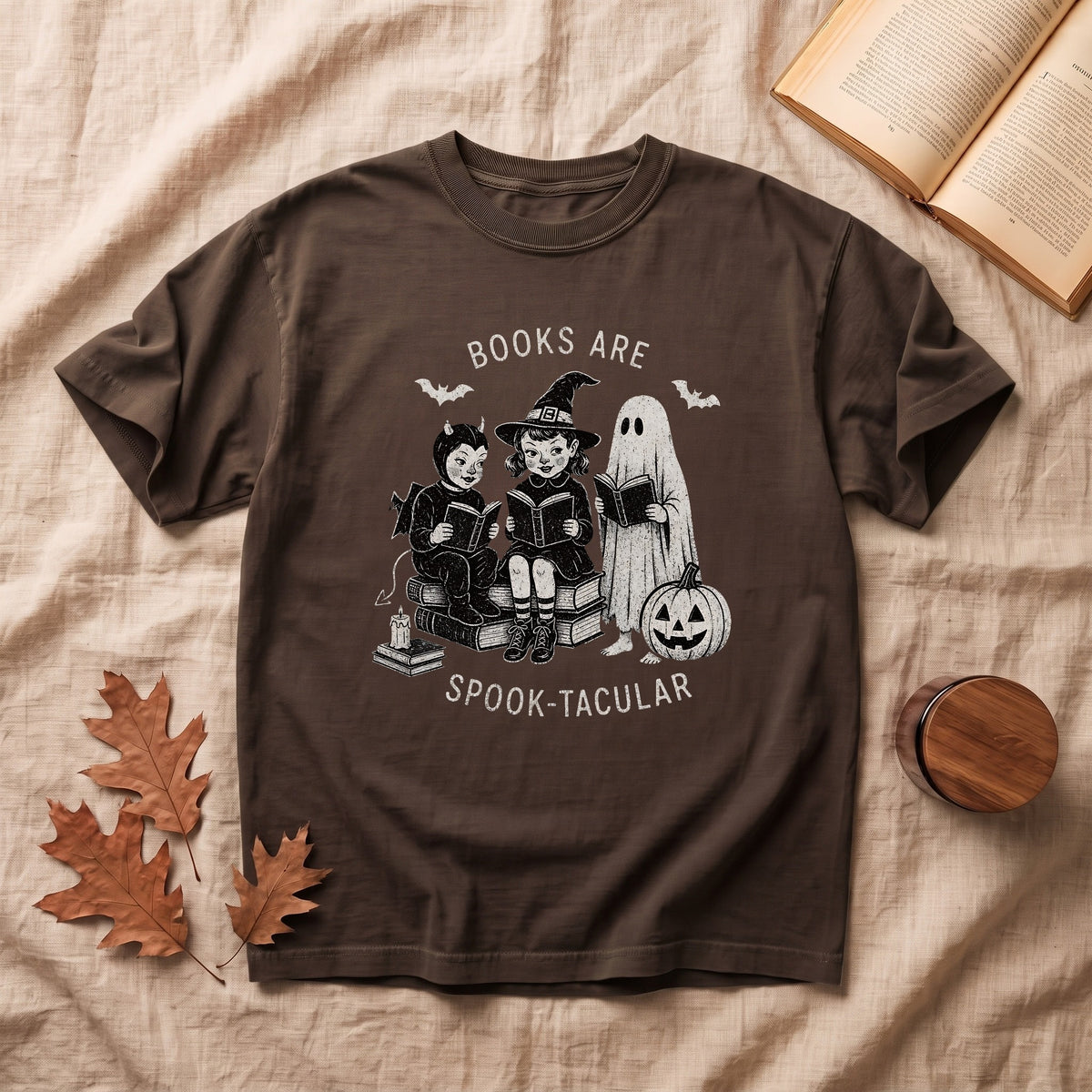 Books Are Spook-Tacular Halloween T-shirt