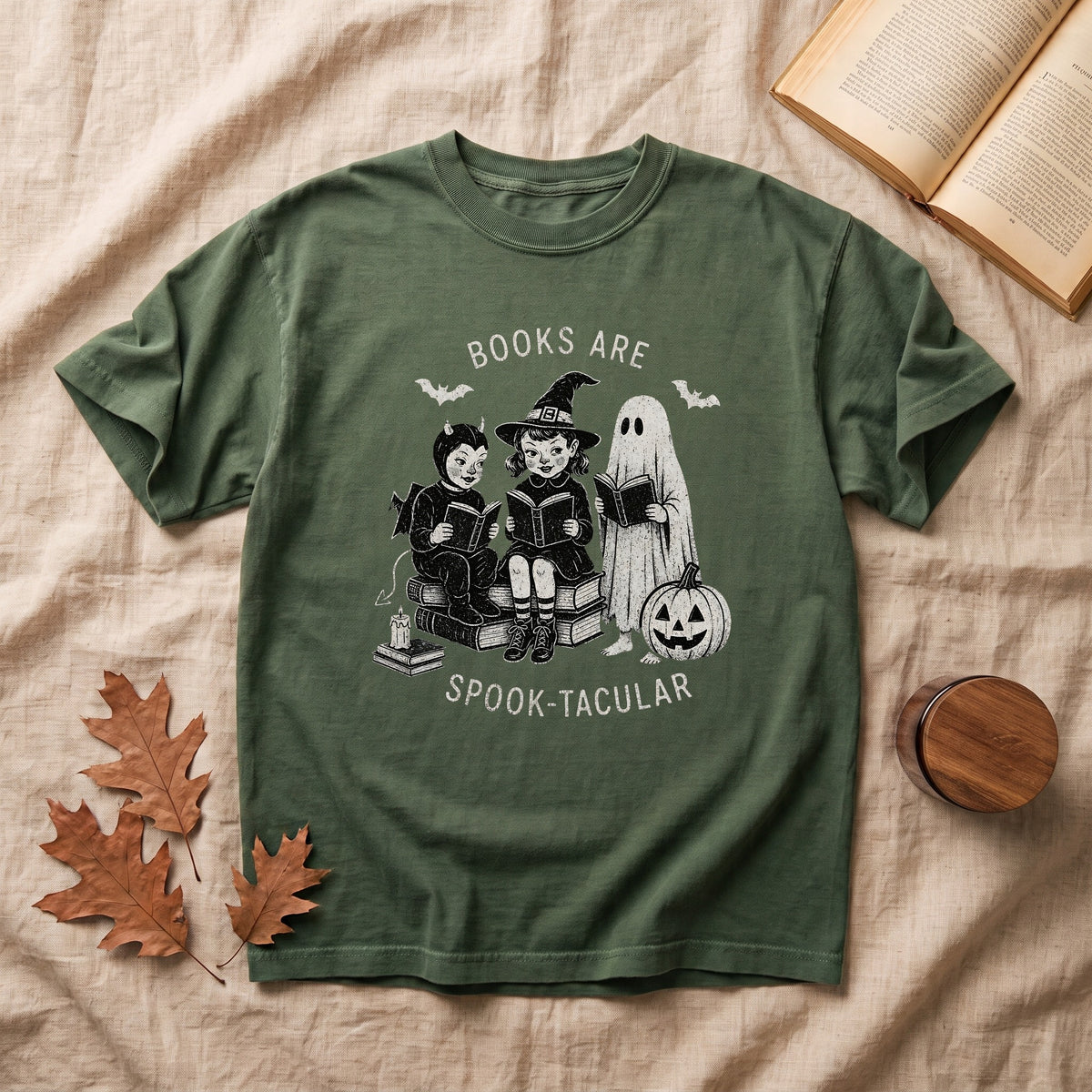 Books Are Spook-Tacular Halloween T-shirt