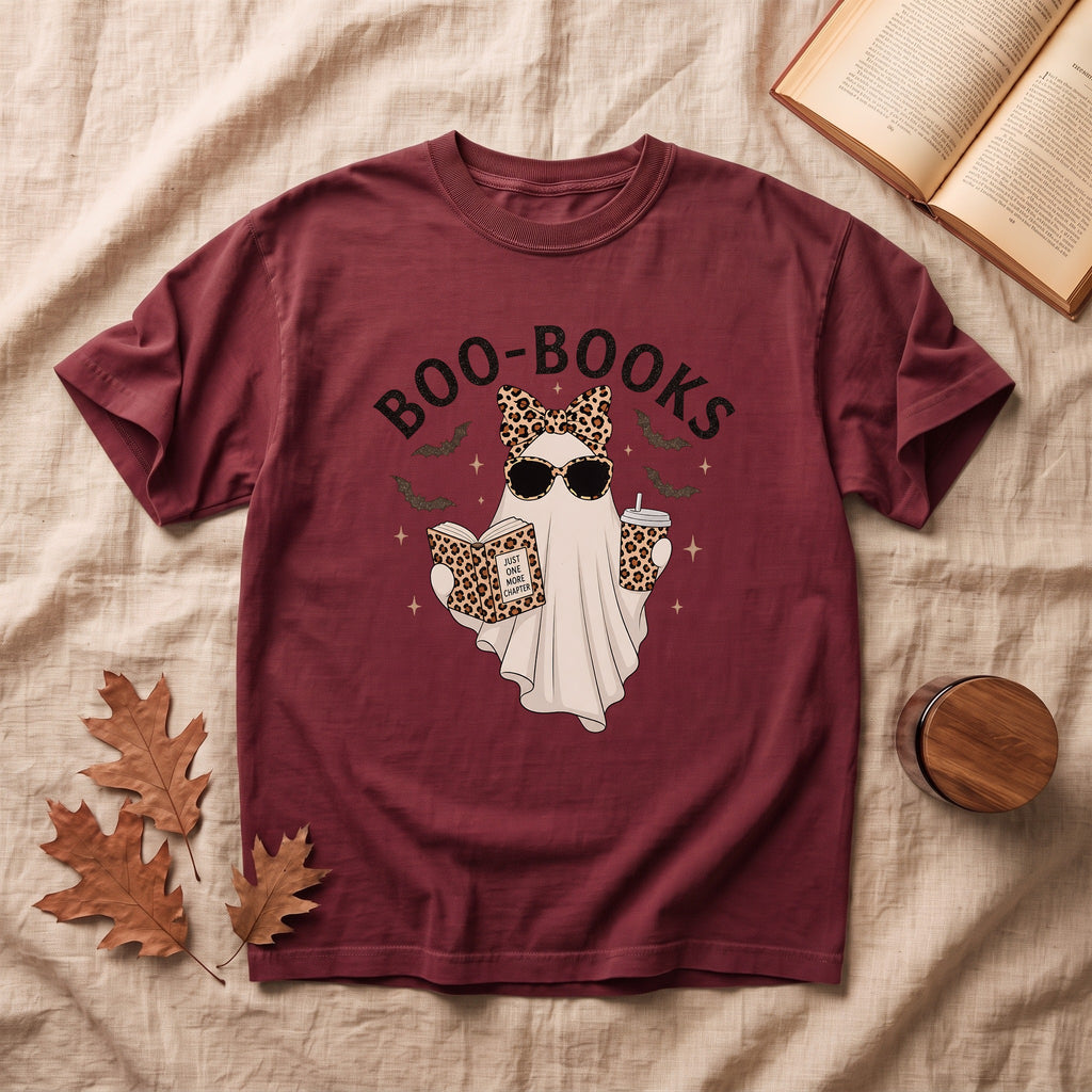 Boo-Books Halloween T-shirt