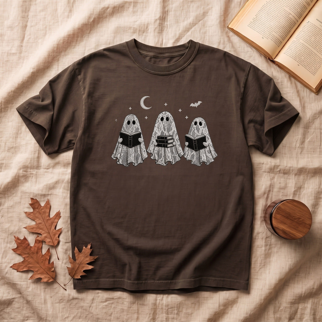 Three Ghosts Reading T-shirt