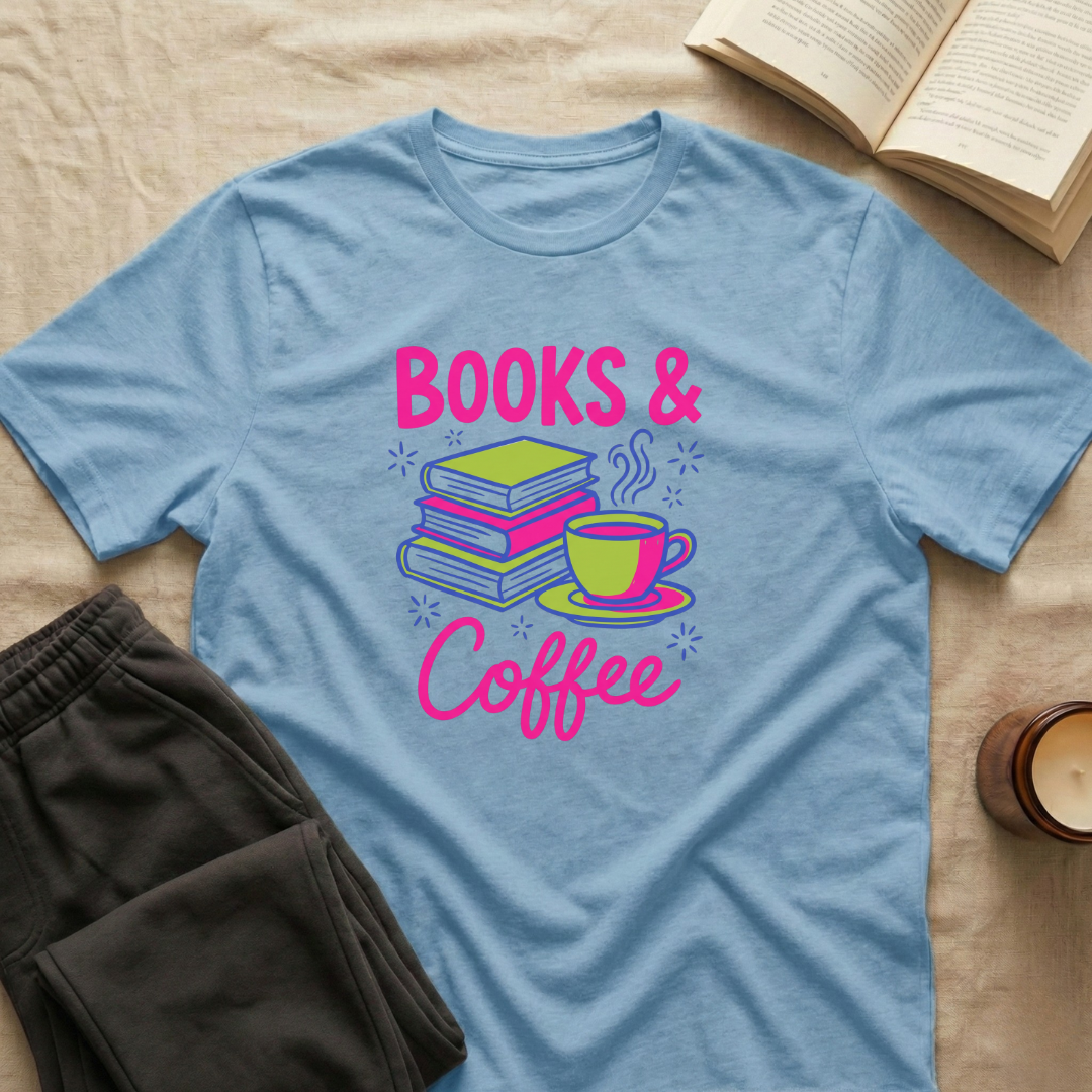 Books & Coffee T-Shirt