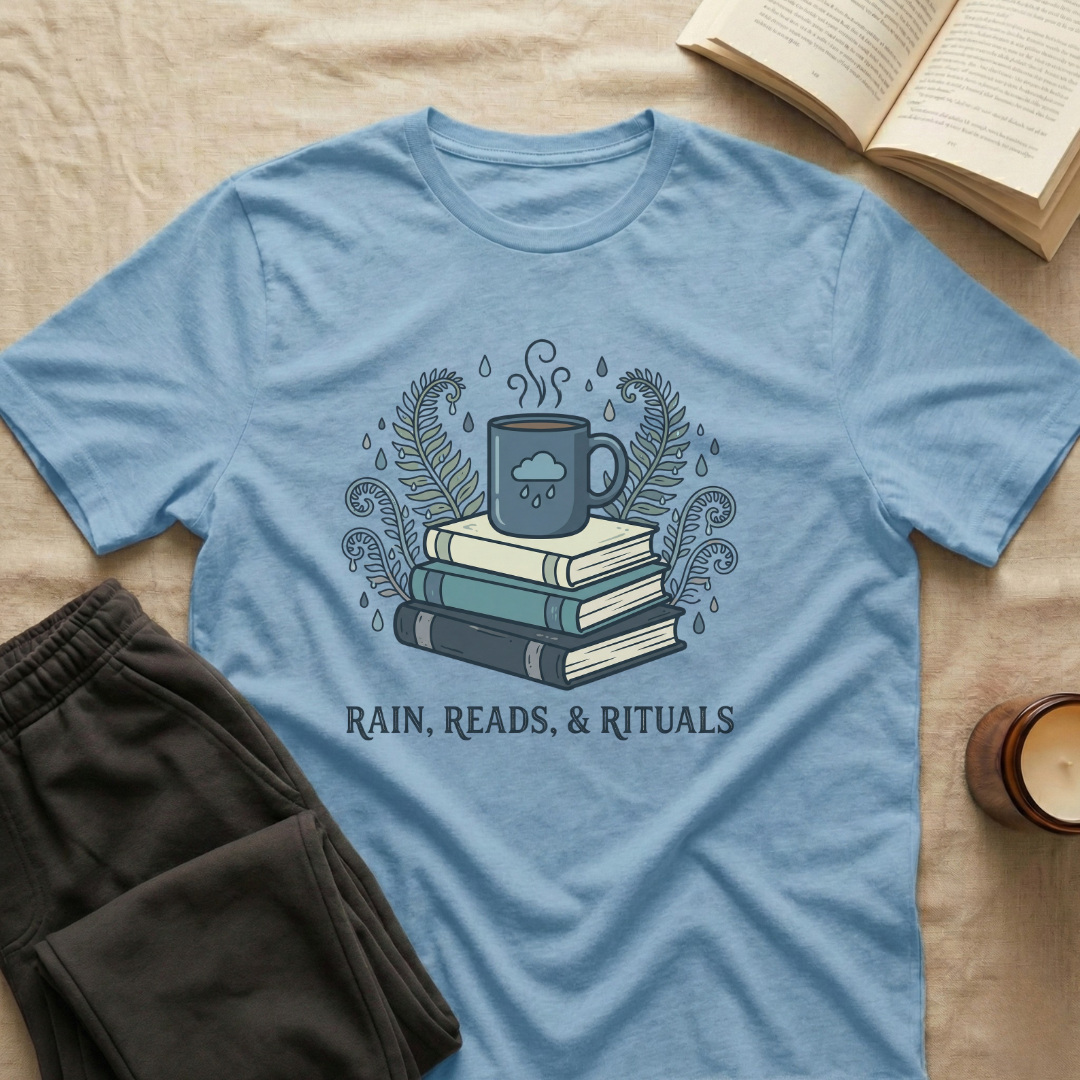 Rain, Reads & Rituals T-Shirt