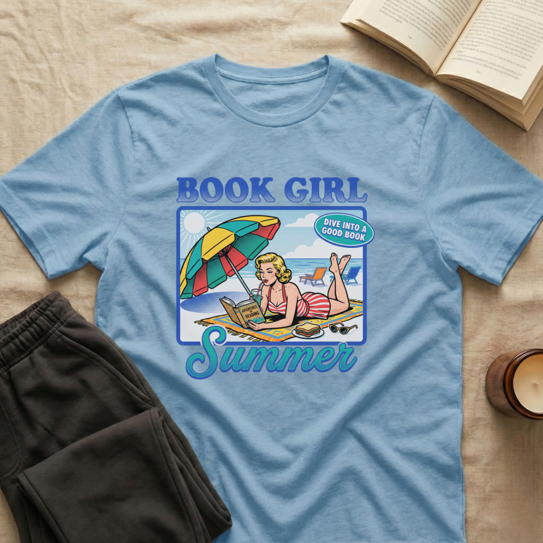 Book Girl Summer T-Shirt
