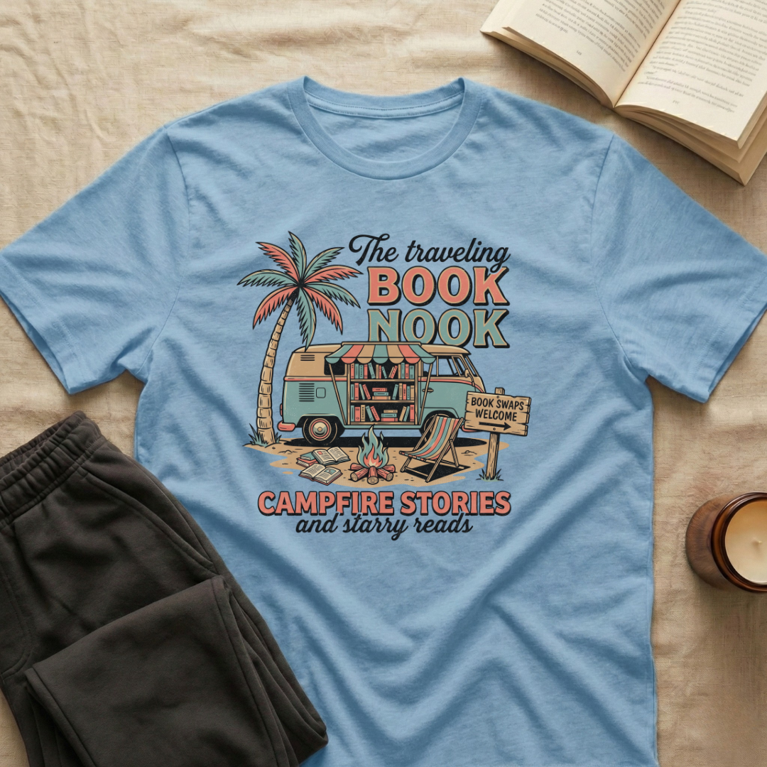 The Traveling Book Nook T-Shirt