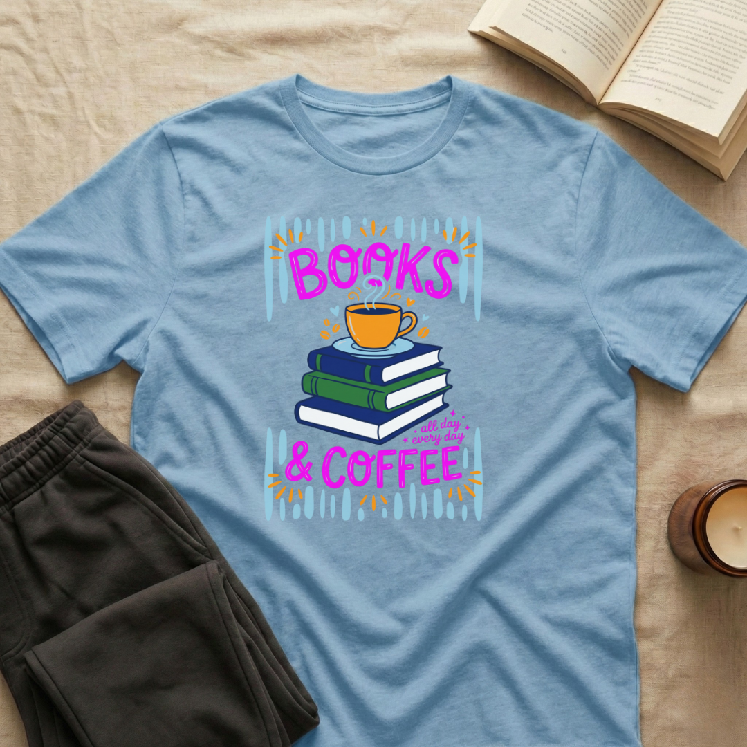 Books And Coffee T-Shirt