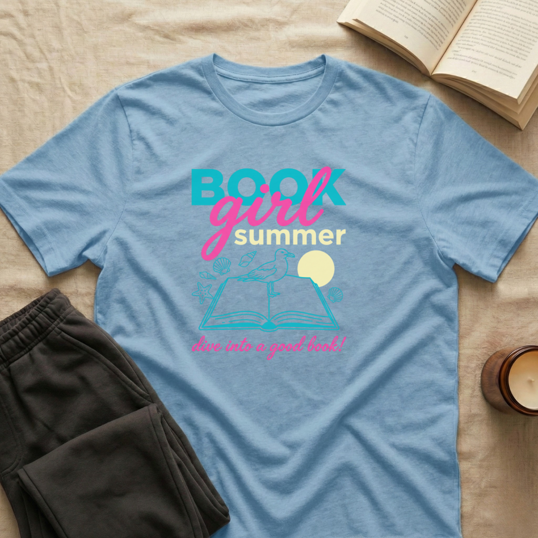 Book Girl Summer T-Shirt