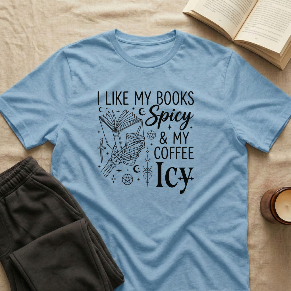 I Like My Books Spicy T-Shirt