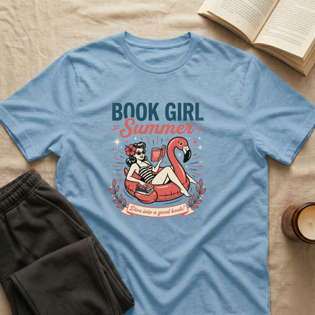 Book Girl Summer T-Shirt