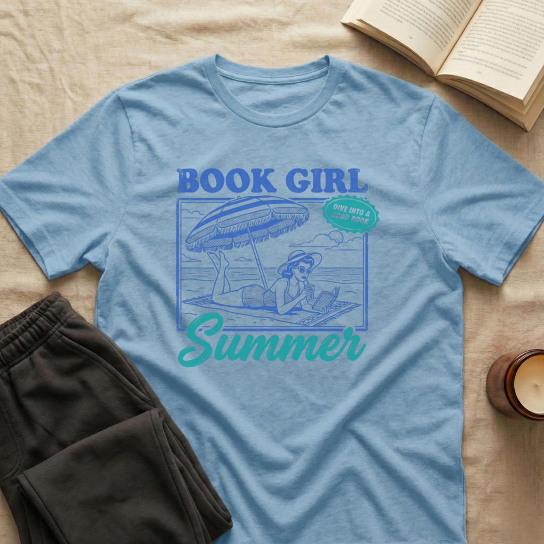 Book Girl Summer T-Shirt