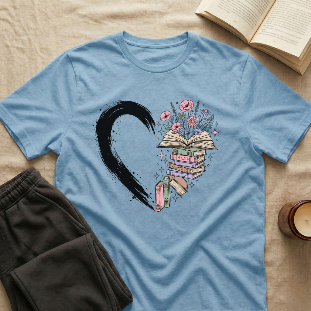Half Heart Books T-Shirt