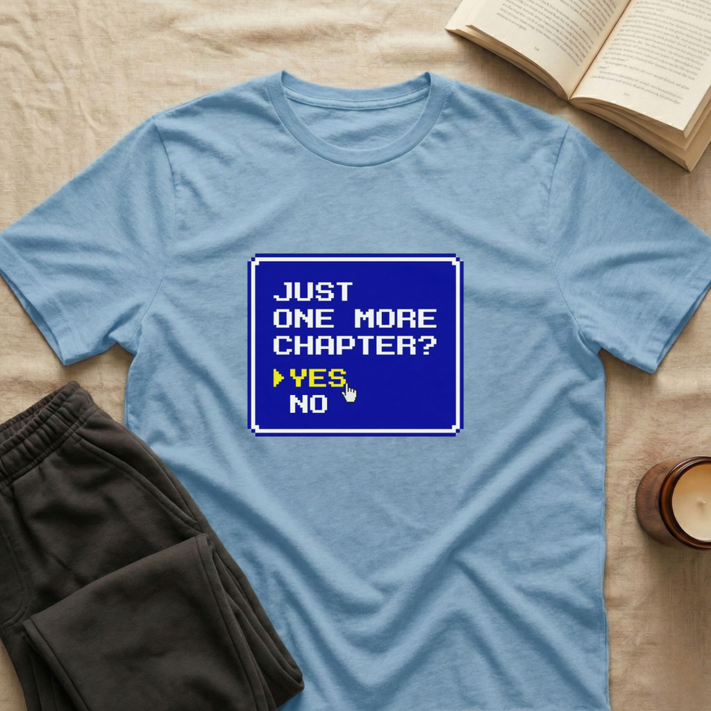 Just One More Chapter 8-Bit T-Shirt