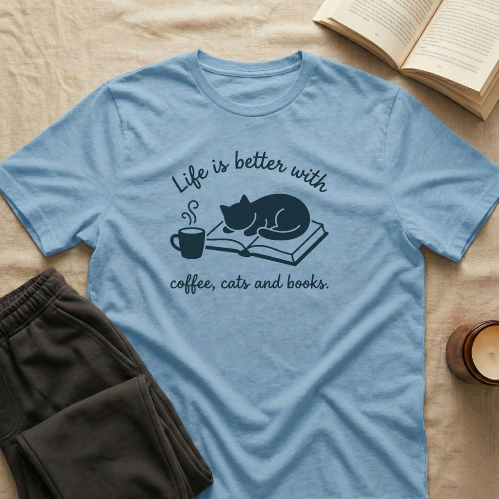 Life Is Better With Books T-Shirt