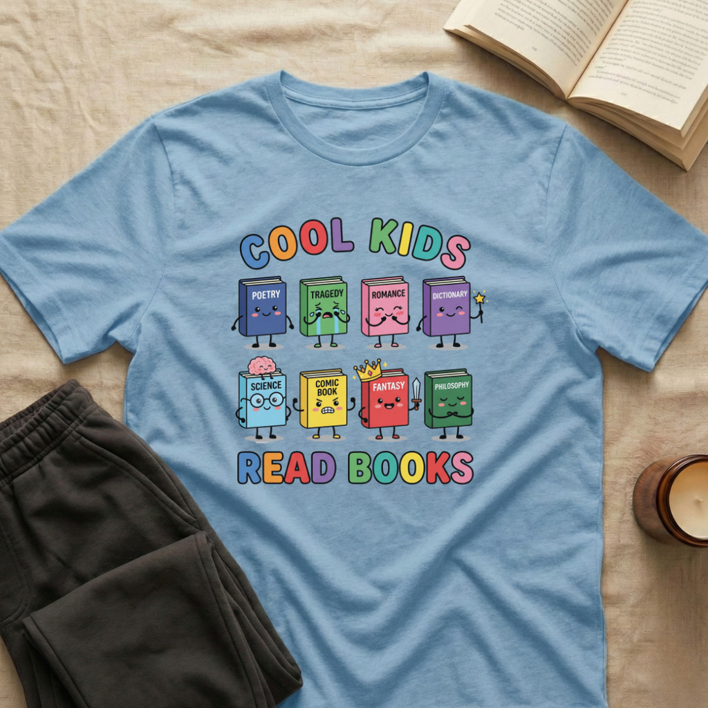 Cool Kids Read Books T-Shirt