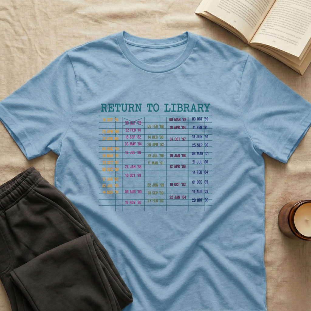 Return Library Card T-Shirt